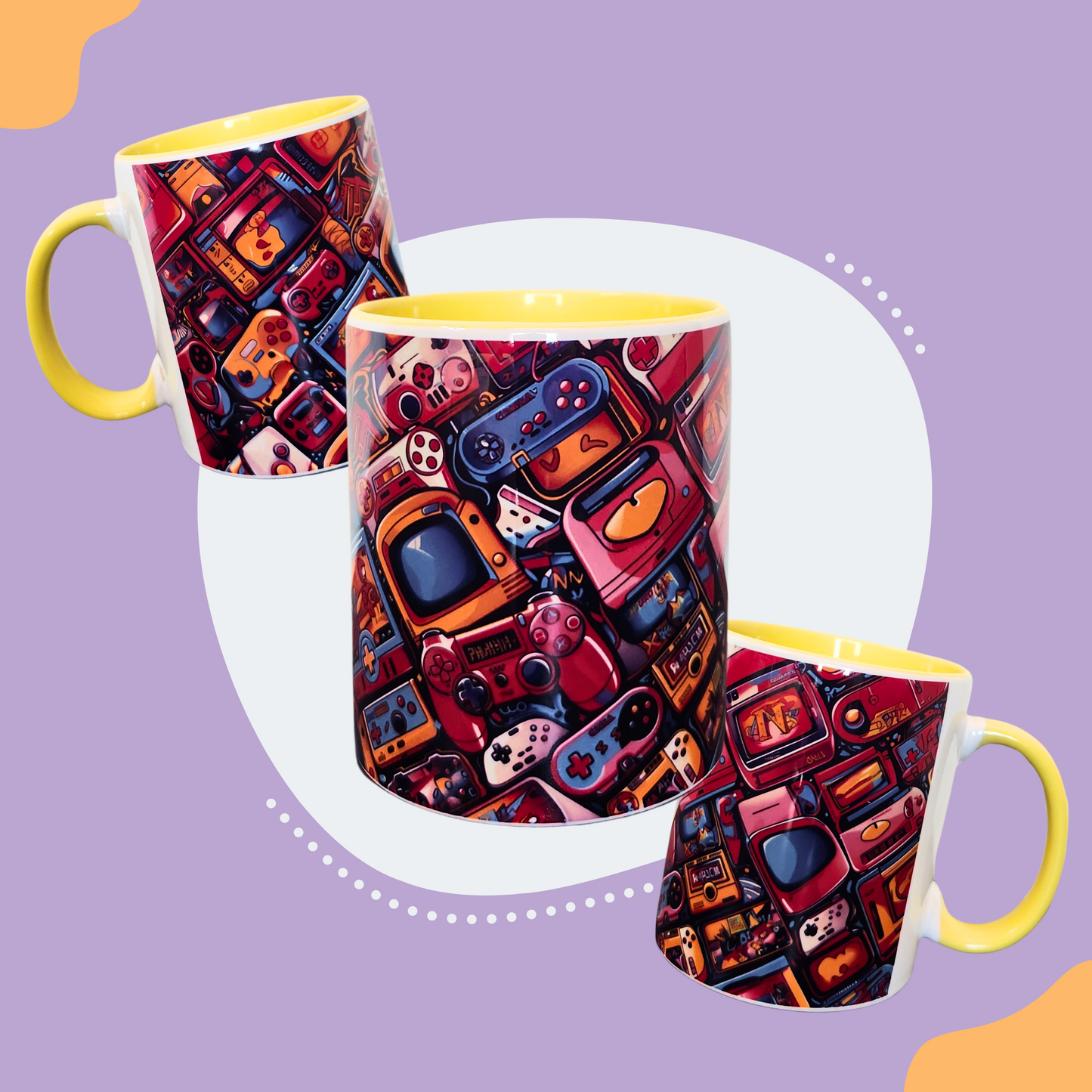 Retro Tech Ceramic Mug