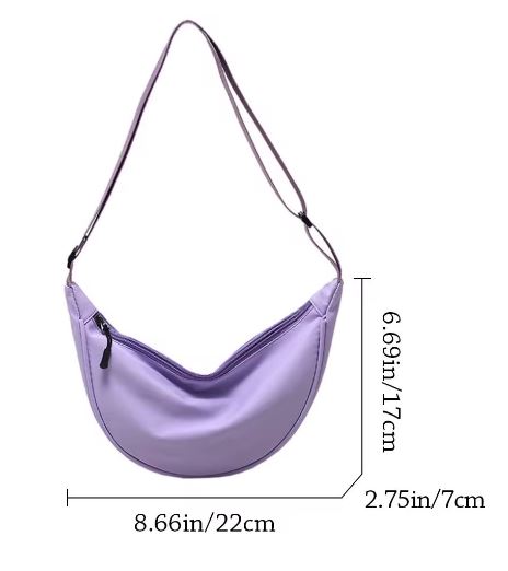 Bubblegum Pink Crossbody Bag