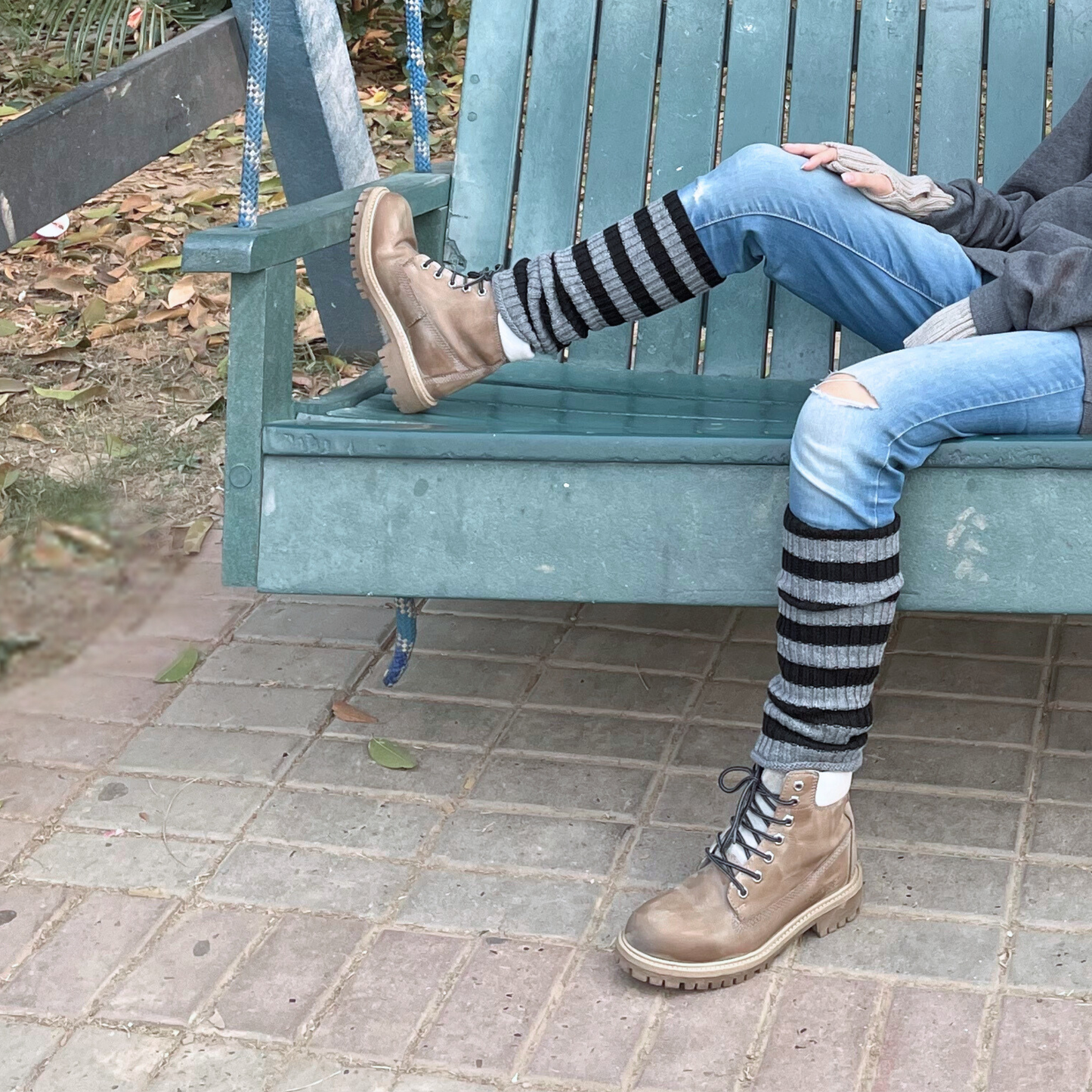 Duo-Tone Leg Warmers