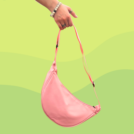 Bubblegum Pink Crossbody Bag