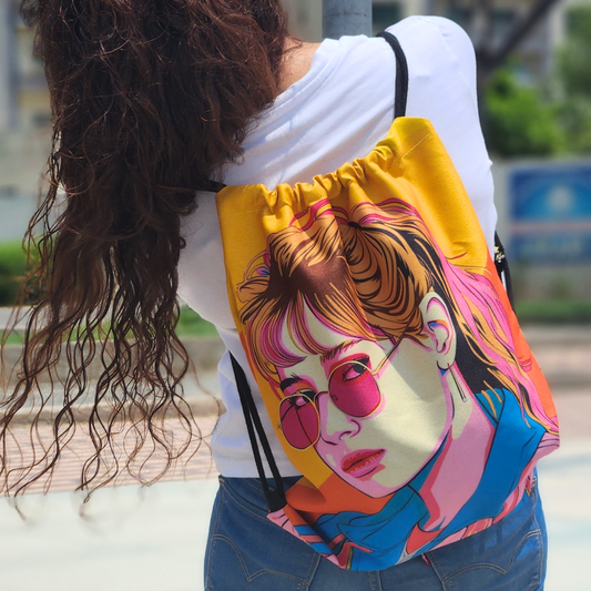 Queen Bitch Drawstring Bag