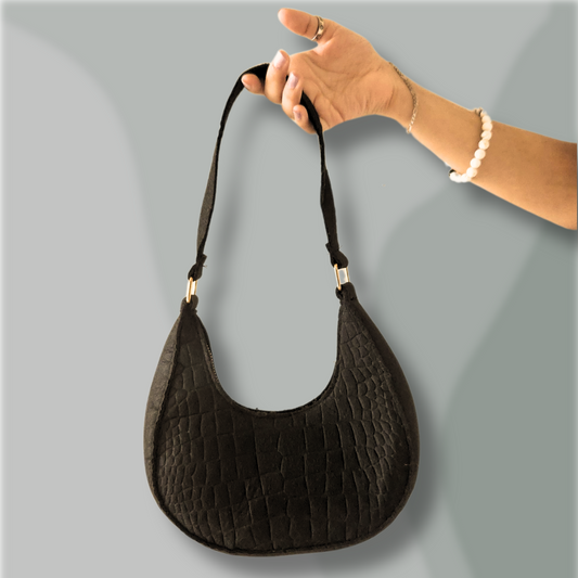 Code Noir Felt Mini Bag