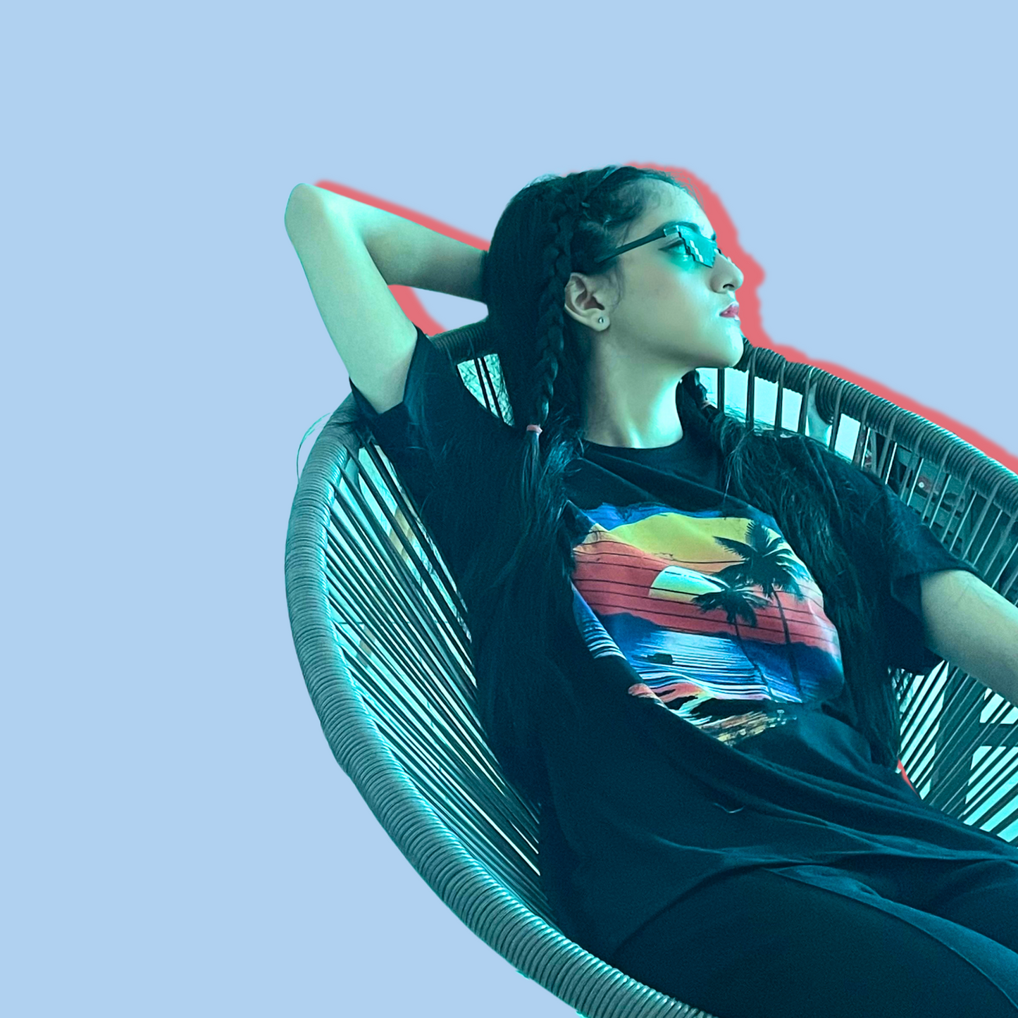 Glitchy Beach T-Shirt