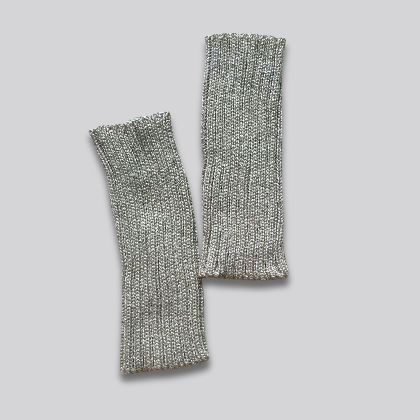 Khaki Knit Gloves