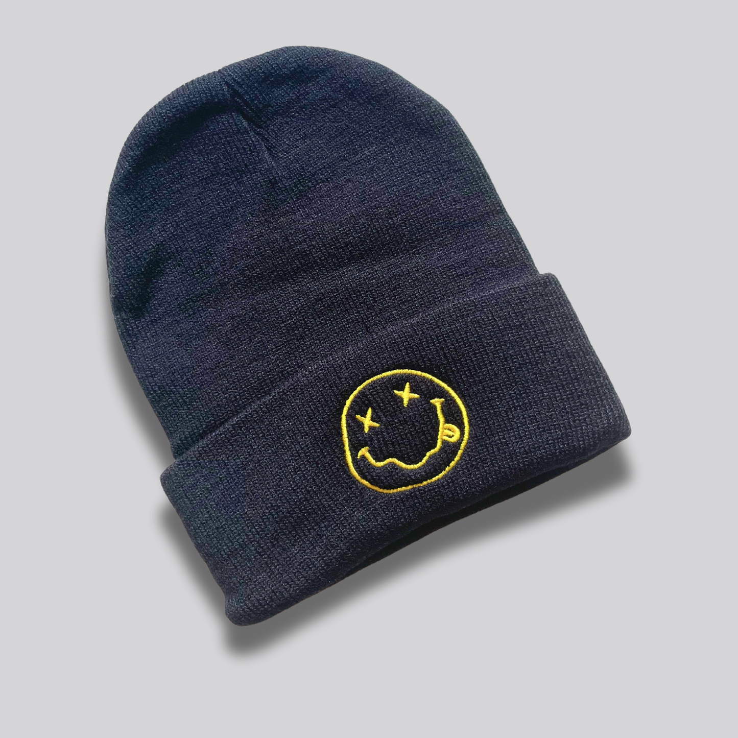 Black Grunge Beanie