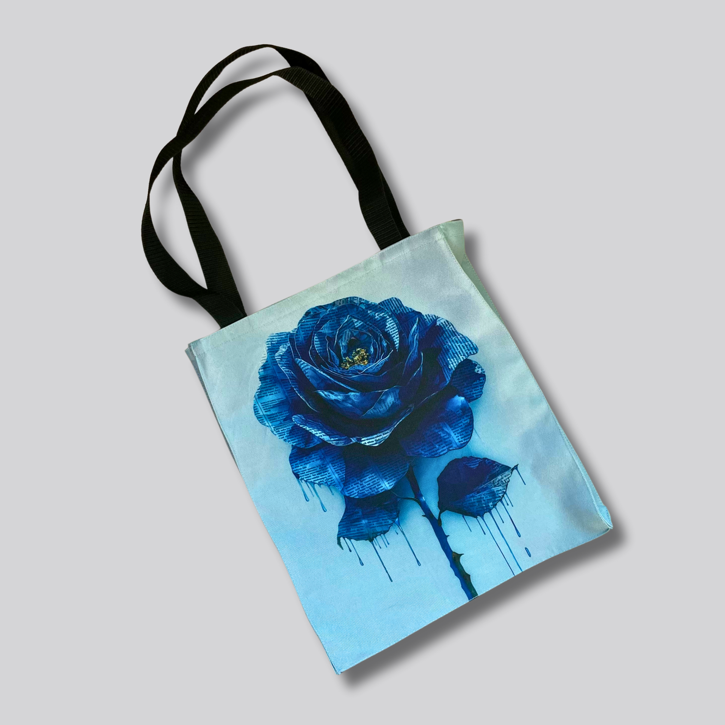 Inked Rose Tote Bag