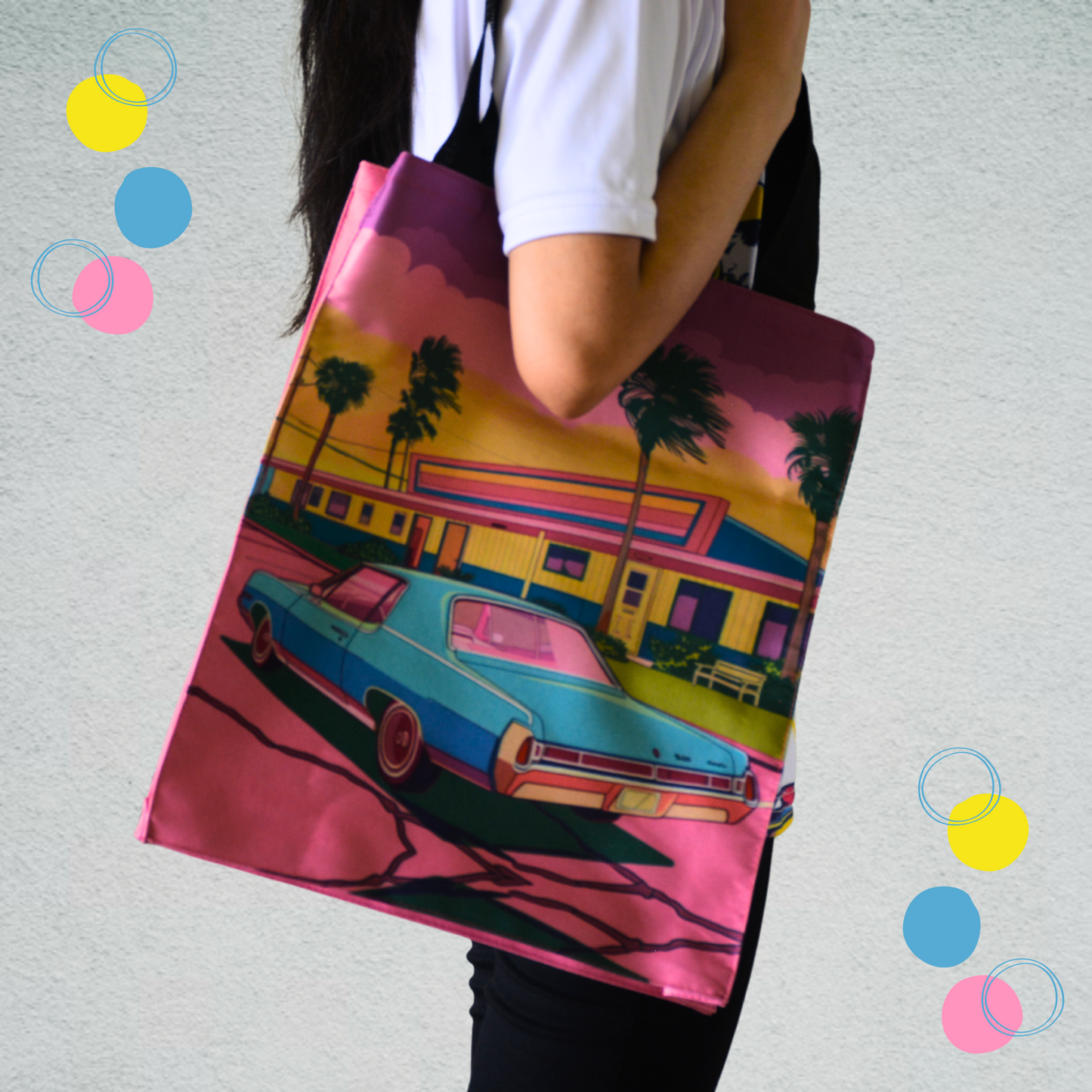 Vintage Coded Tote Bag