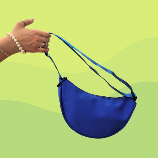 Electric Blue Crossbody Bag