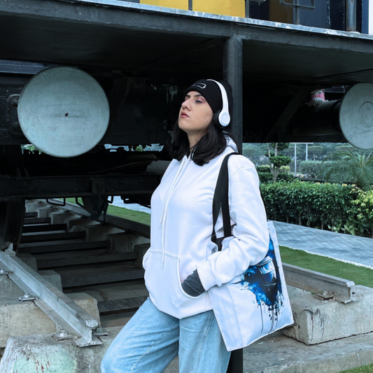 White Pullover Hoodie