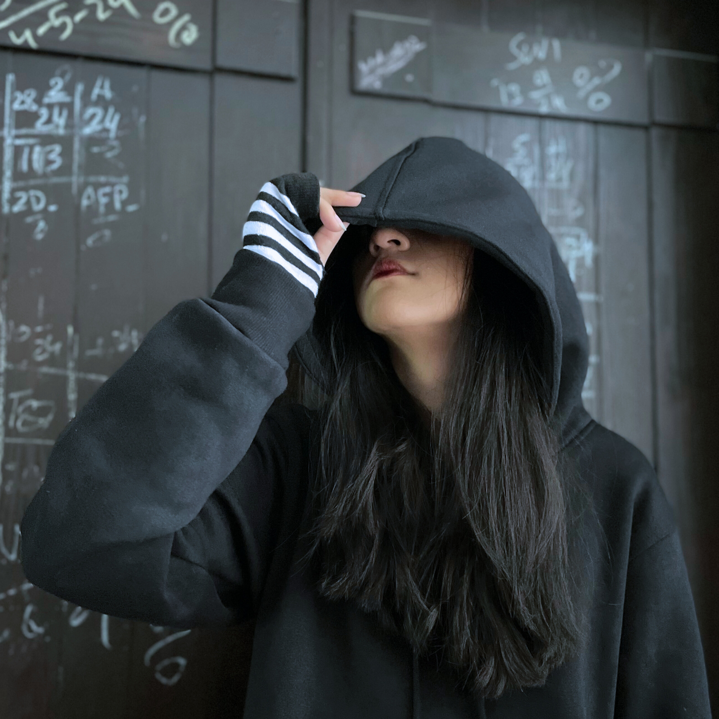 Black Pullover Hoodie